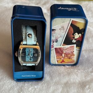 Disney Blue and Silver Mickey Mouse Watch